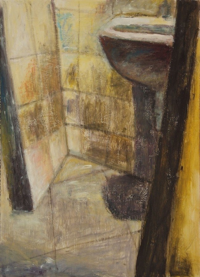 Czink Ibolya Beatrix: Mosdó, 2013, olajfestmény