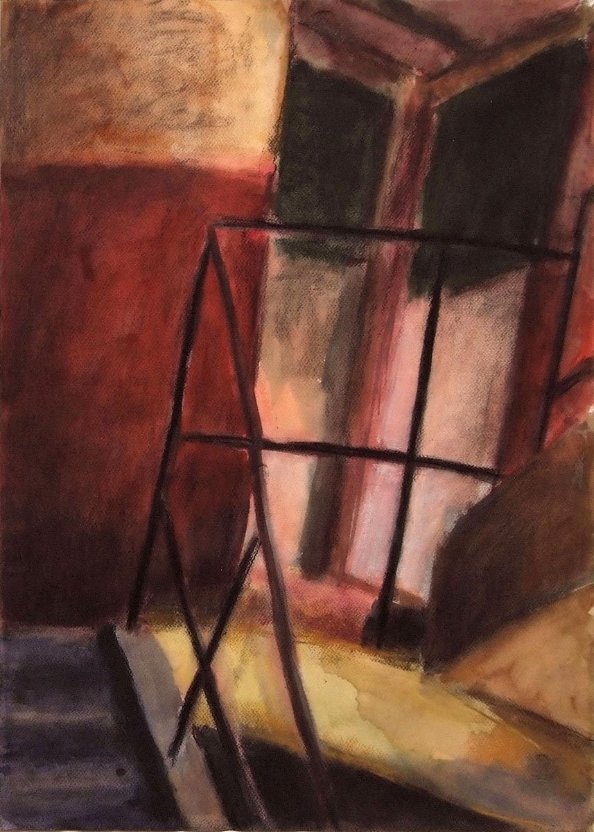 Czink Ibolya Beatrix: Artus lépcsők I., 2014, akvarell