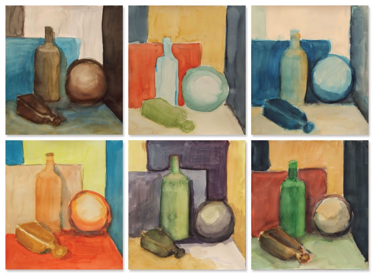Czink Ibolya Beatrix: Verziók, 2015, akvarell