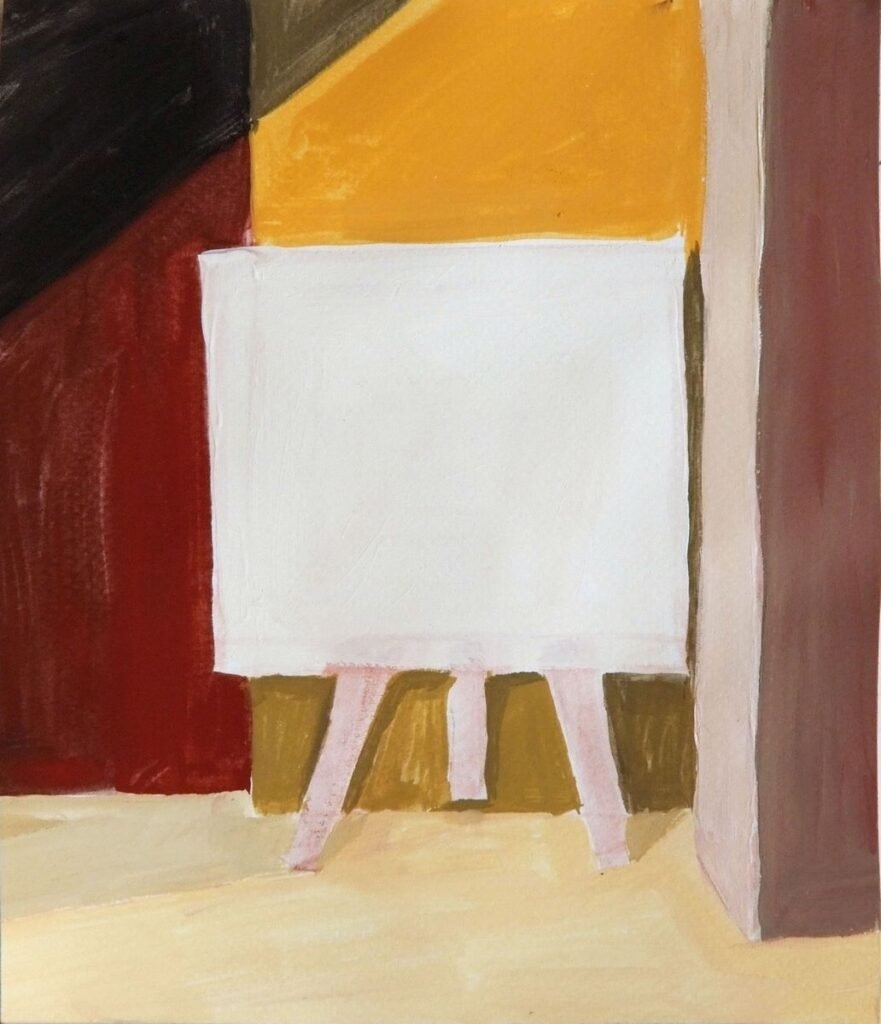 Czink Ibolya Beatrix: 4 szín paletta VIII., 2015, akvarell
