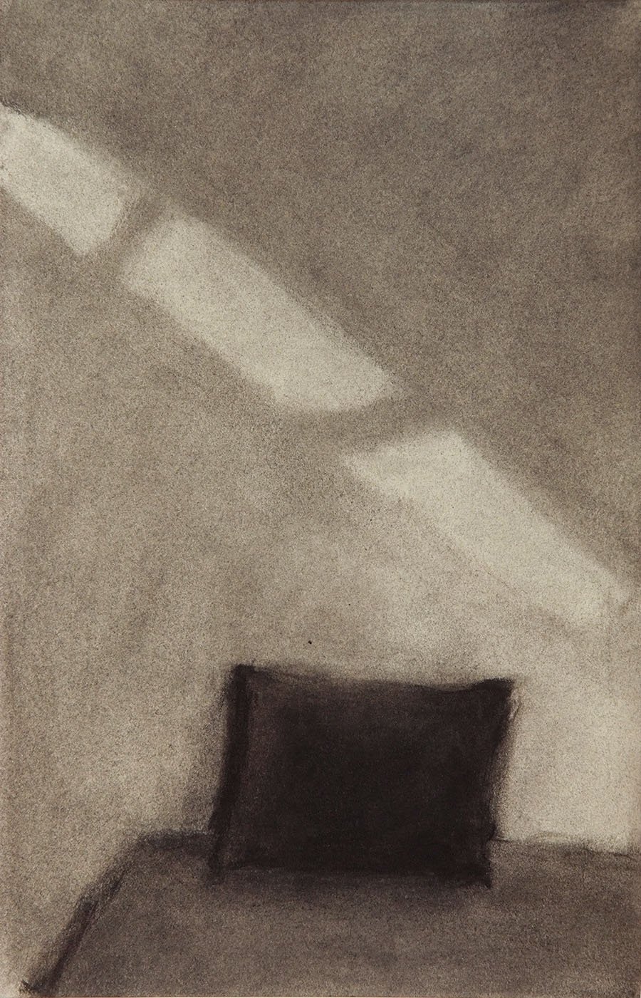 Czink Ibolya Beatrix: Délután, 2015, szénrajz