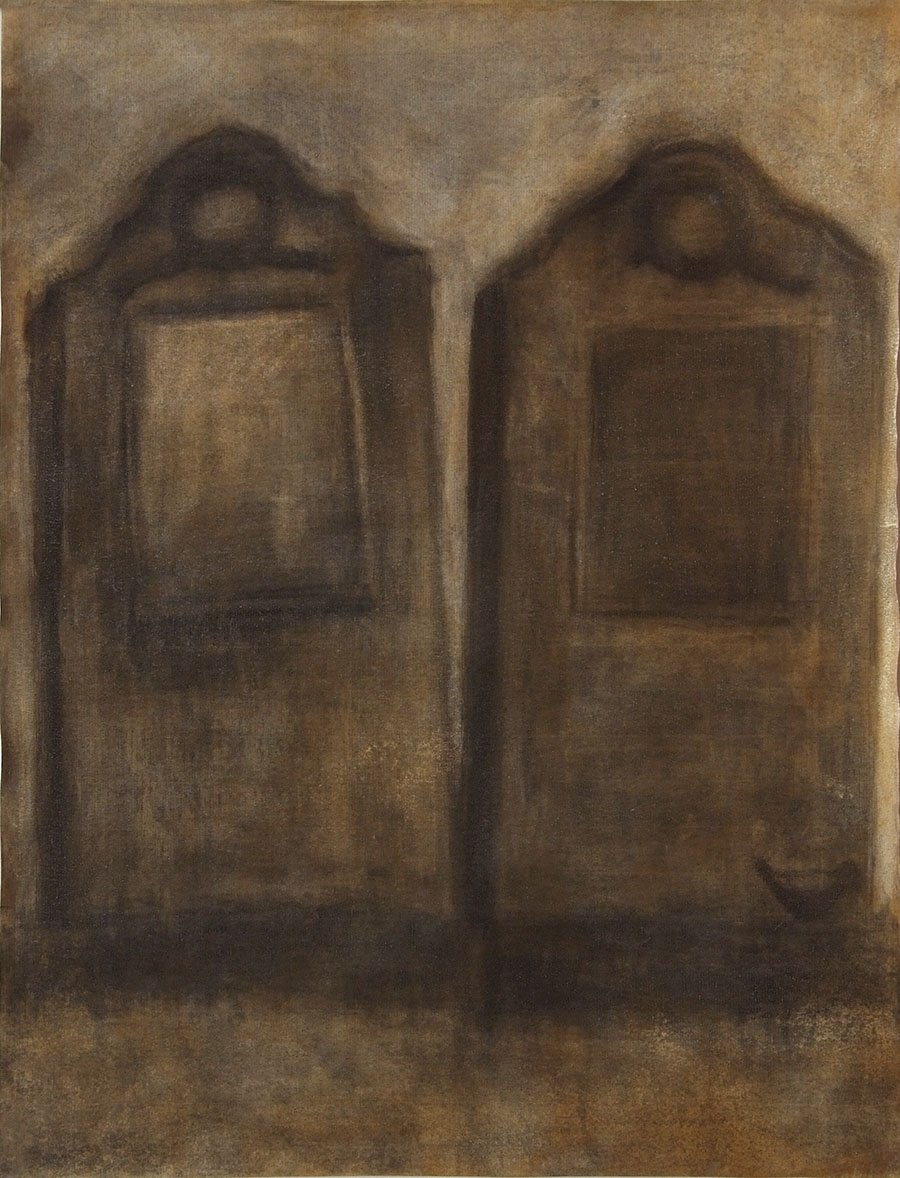 Czink Ibolya Beatrix: Házasok, 2015, szénrajz