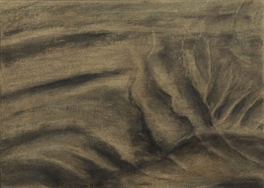 Czink Ibolya Beatrix: Áramlatok X., 2016, pasztell