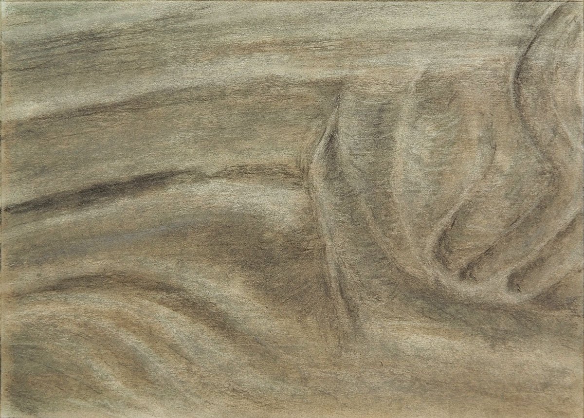 Czink Ibolya Beatrix: Áramlatok XI., 2016, pasztell