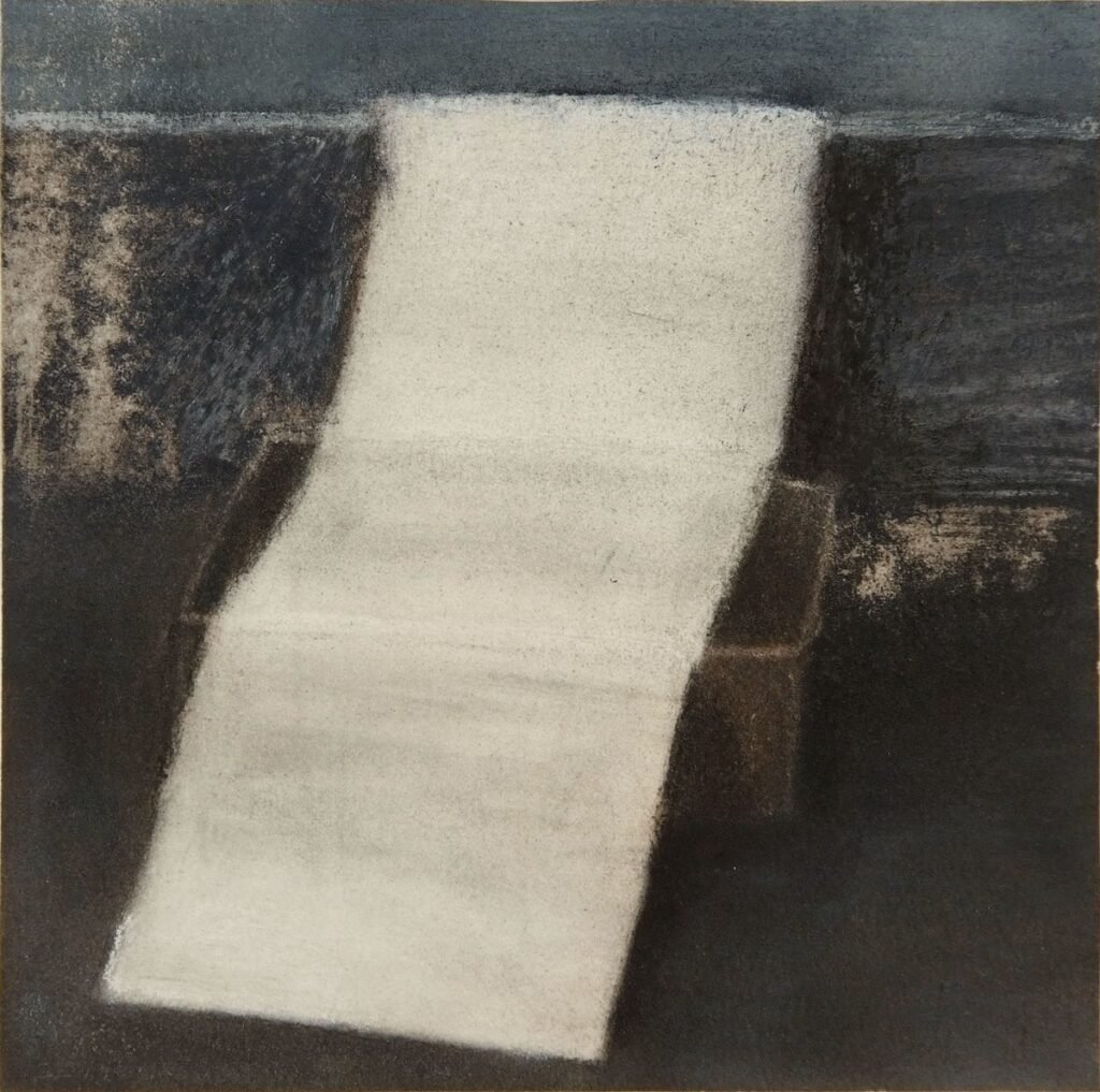 Czink Ibolya Beatrix: Üzenet II., 2016, pasztell