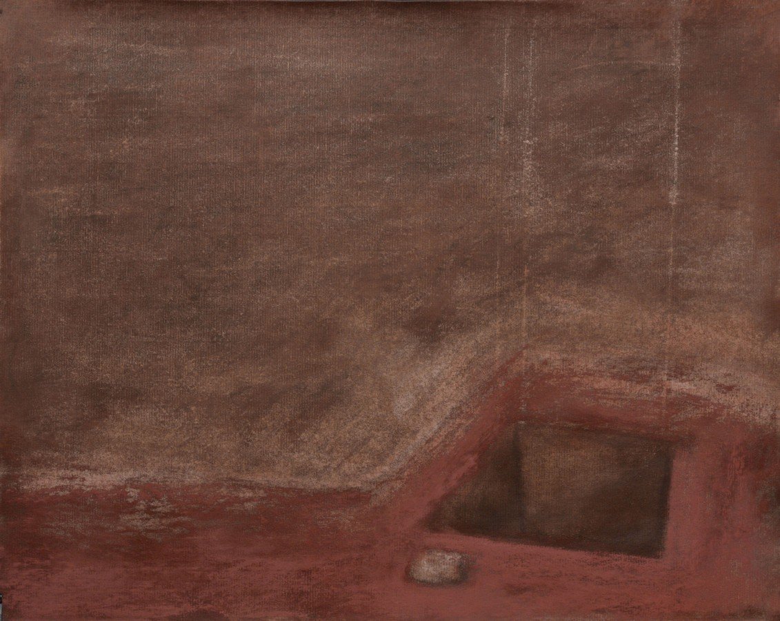 Czink Ibolya Beatrix: József (a.s.) kútja II., 2016, pasztell