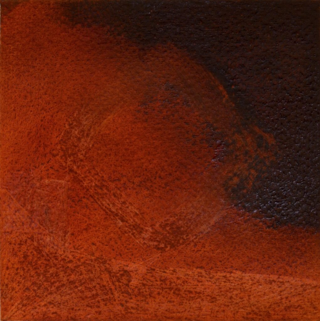 Czink Ibolya Beatrix: Alapjaiból II. (tenyérnyi kép), 2017, pasztell