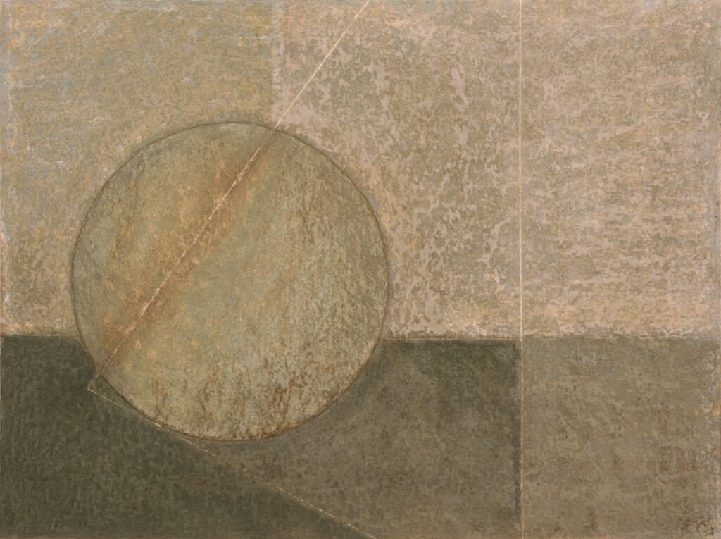 Czink Ibolya Beatrix: Tükör X., 2017, pasztell