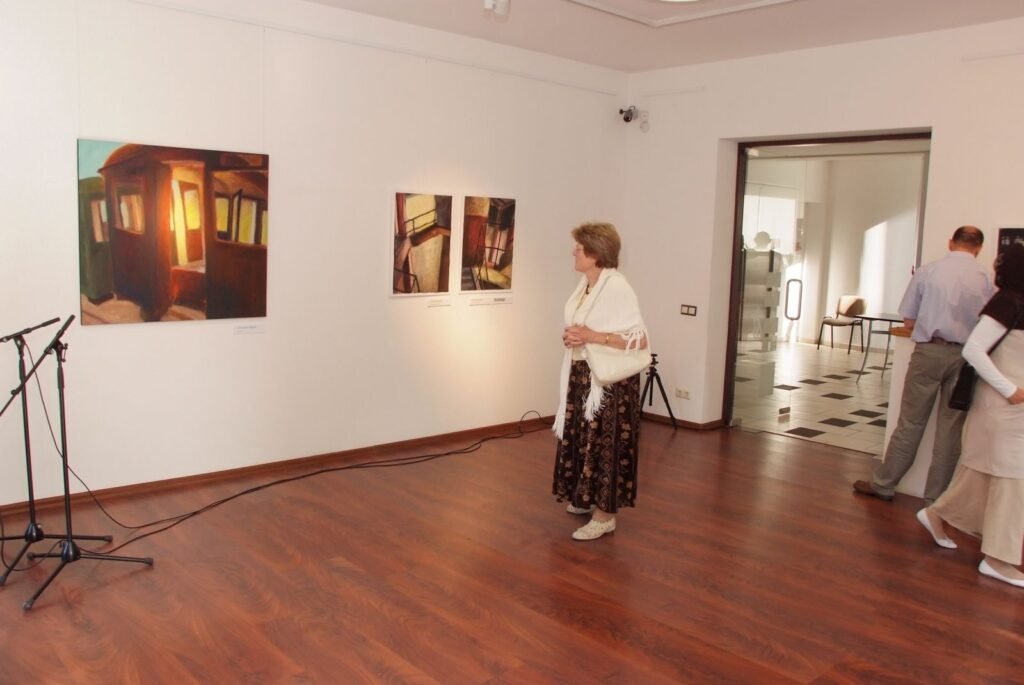 Czink Ibolya Beatrix kiállítása: „Pihenőpályán” kiállítás 2014. 06. 21.